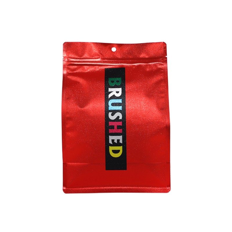 Platte tas met printlogo